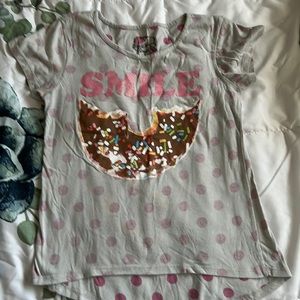 Girl graphic tee size large. 2 Tee’s for $6